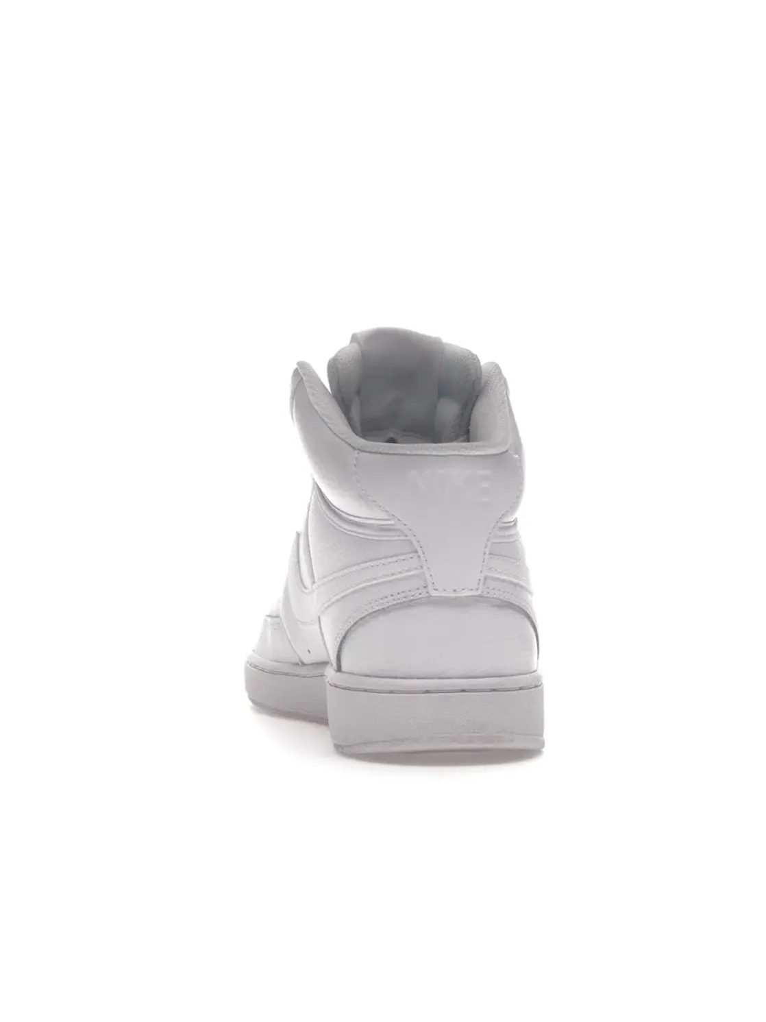 Мужские кроссовки с высоким верхом Nike Court Vision Mid — изображение 4 из 4, белый/белый/белый