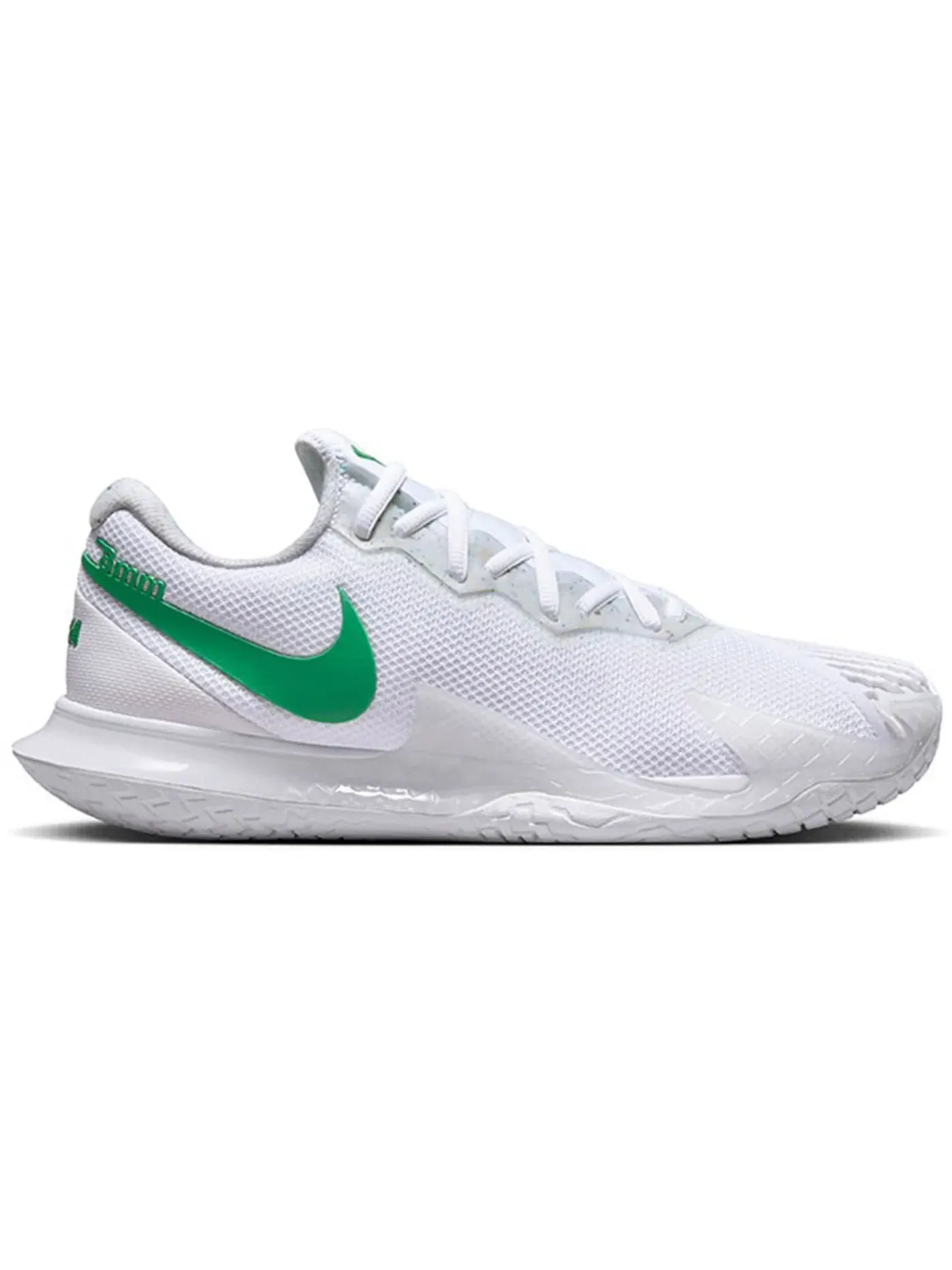 Мужские кроссовки для тенниса Nike Court Zoom Vapor Cage 4 HC — изображение 1 из 1, белый/зеленый