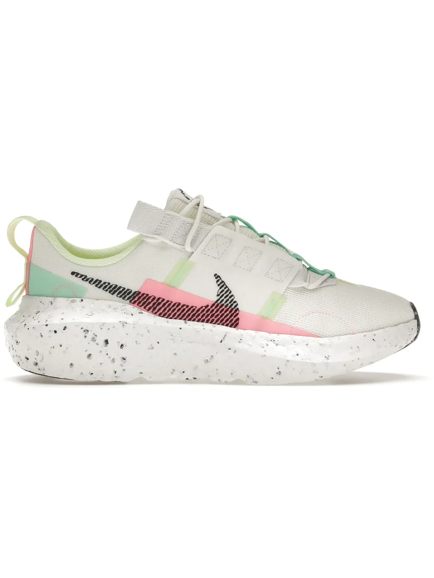 Женские кроссовки Lifestyle Nike Crater Impact — изображение 1 из 1, белый/черный/зеленый
