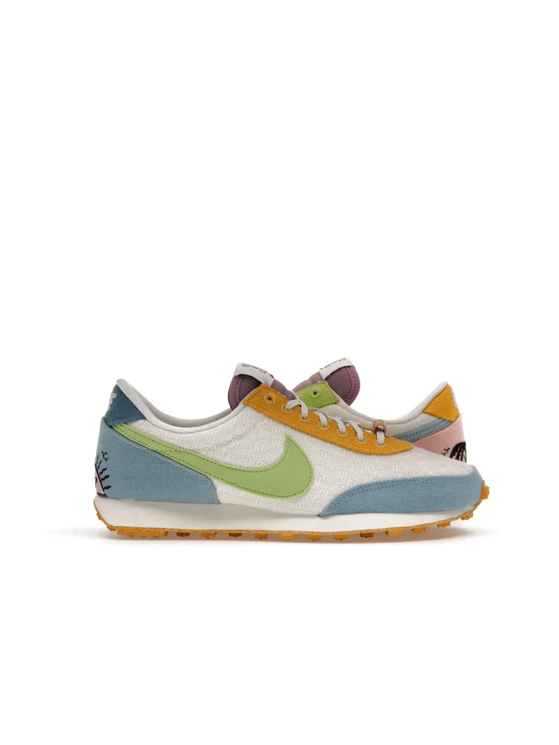 Женские кроссовки Lifestyle Nike Daybreak SE — изображение 1 из 4, зеленый/оранжевый/синий