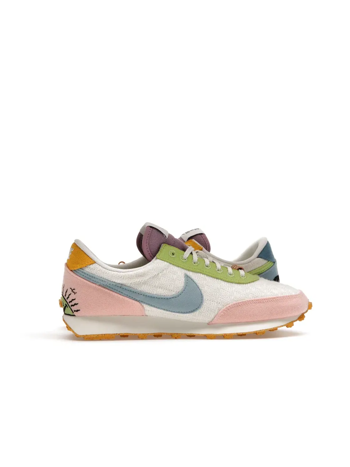 Женские кроссовки Lifestyle Nike Daybreak SE — изображение 3 из 4, зеленый/оранжевый/синий