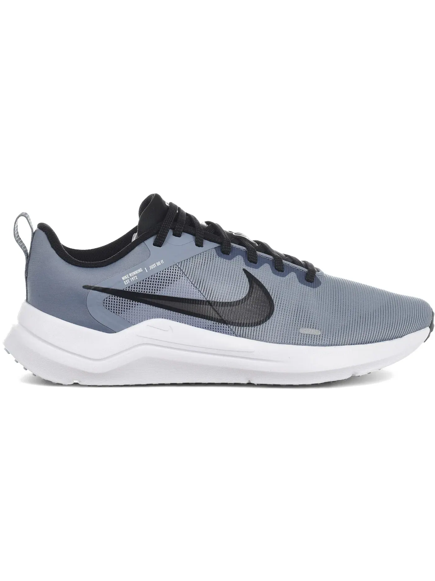 Мужские кроссовки для бега Nike Downshifter 12 — изображение 1 из 1, белый/черный