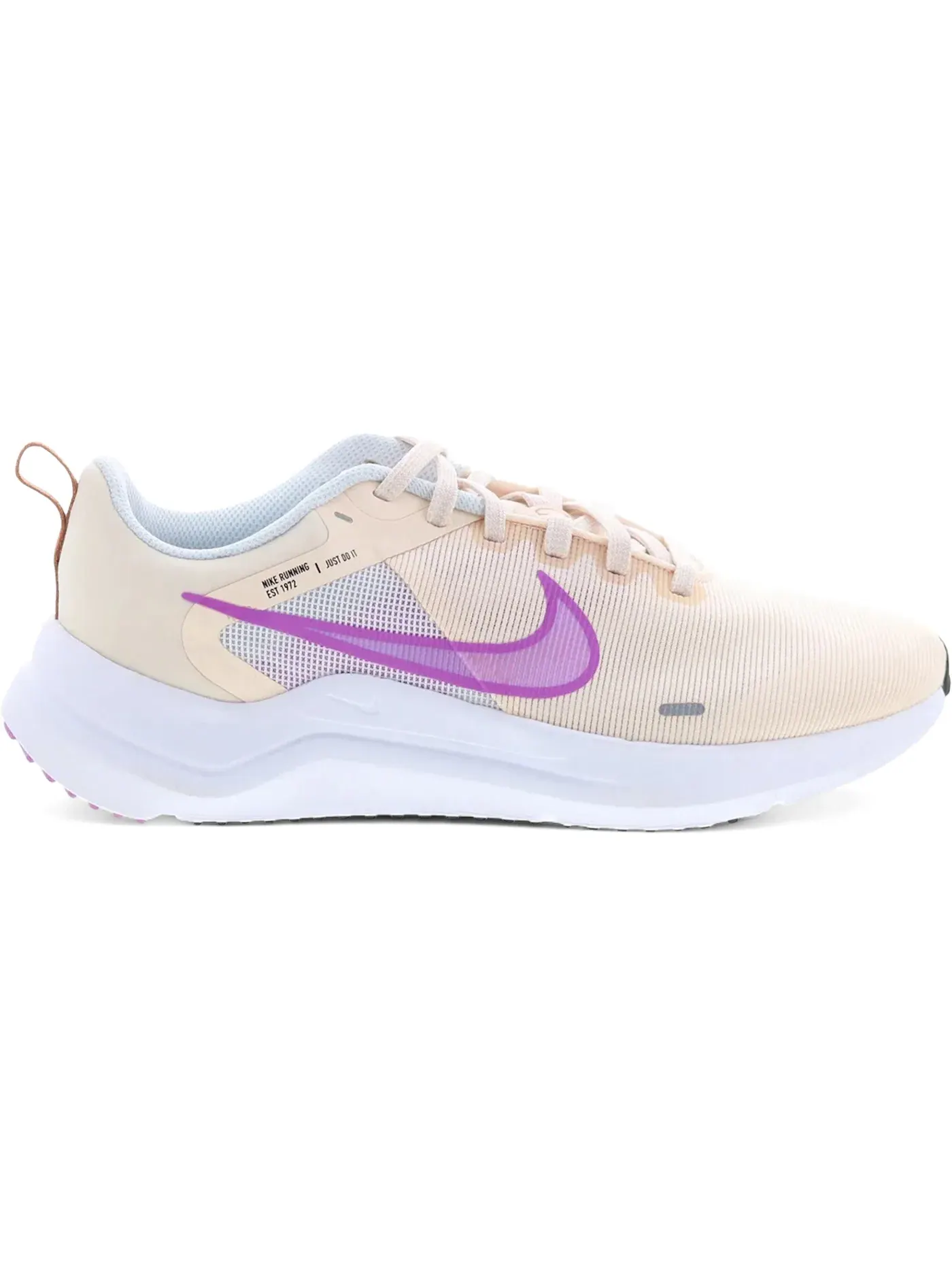 Женские кроссовки для бега Nike Downshifter 12 — изображение 1 из 1, платиновый/коричневый