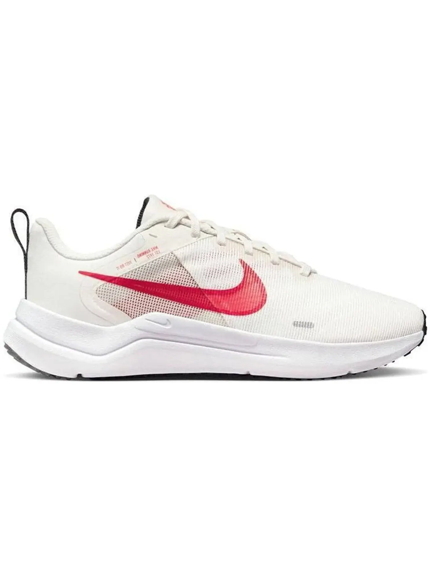 Женские кроссовки Lifestyle Nike Downshifter 12 — изображение 1 из 1, белый/яркий/красный