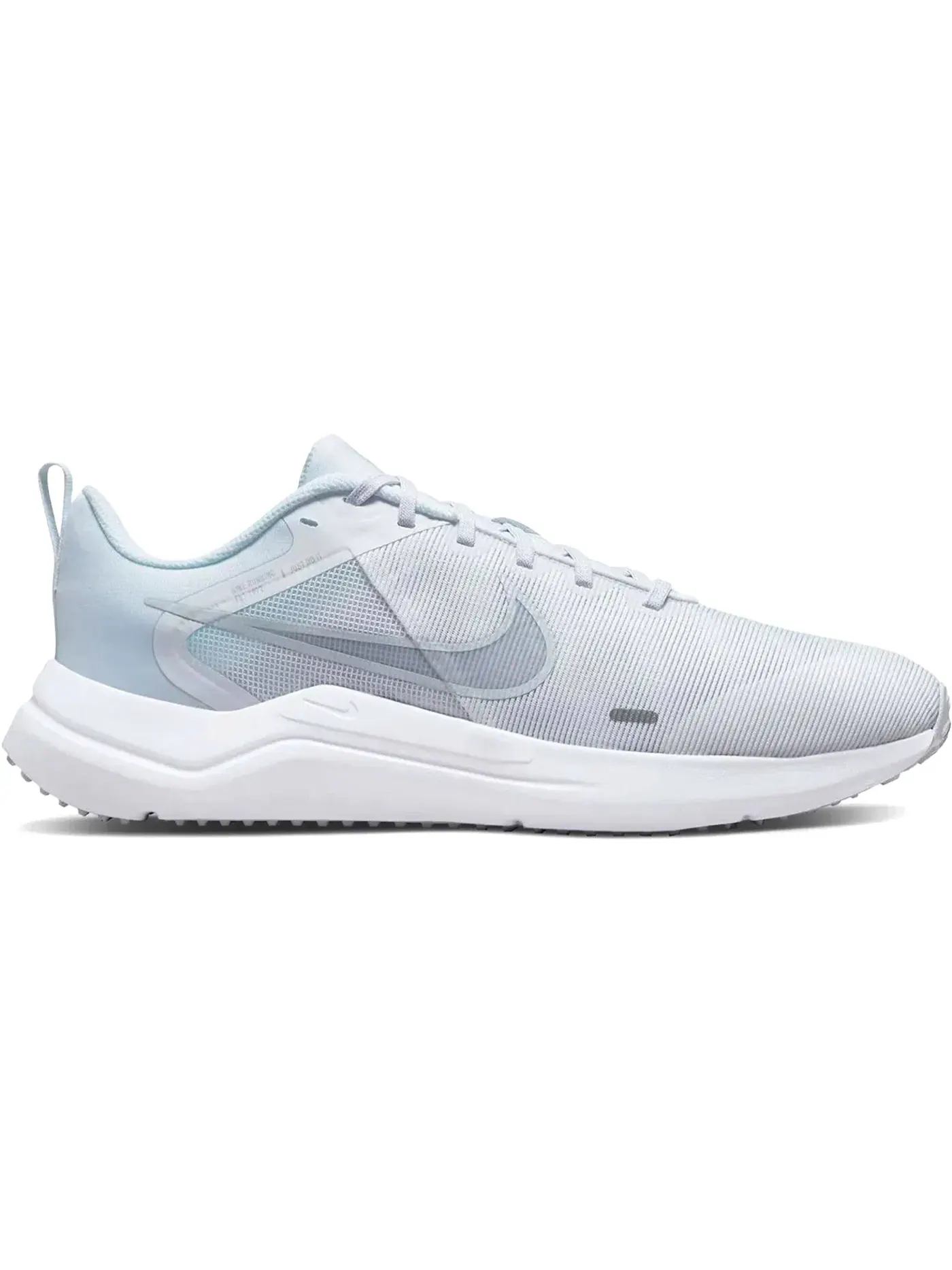 Мужские кроссовки Lifestyle Nike Downshifter 12 — изображение 1 из 1, белый белый платиновый