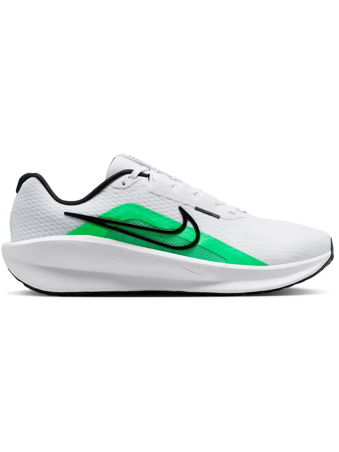Мужские кроссовки для бега Nike Downshifter 13 — изображение 1 из 1, белый/зеленый/черный