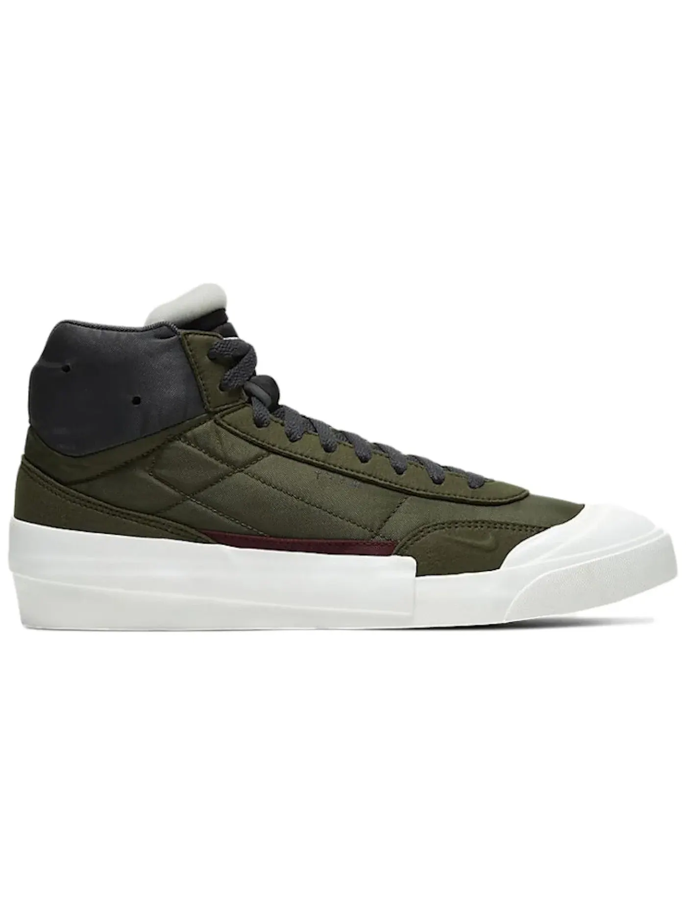 Мужские кроссовки с высоким берцем Nike Drop-Type Mid Nike — изображение 1 из 1, белый/черный--зеленый