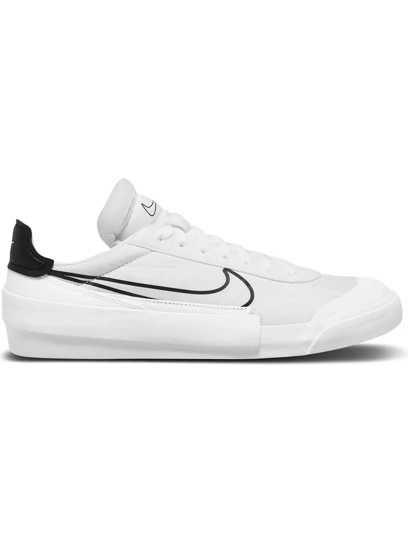 Мужские кроссовки Lifestyle Nike Drop Type — изображение 1 из 1, белый/черный