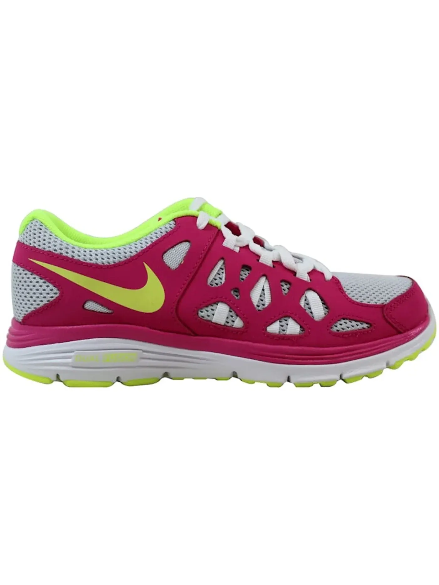 Детские кроссовки Lifestyle Nike Dual Fusion Run 2 Nike — изображение 1 из 1, платиновый/-розовый