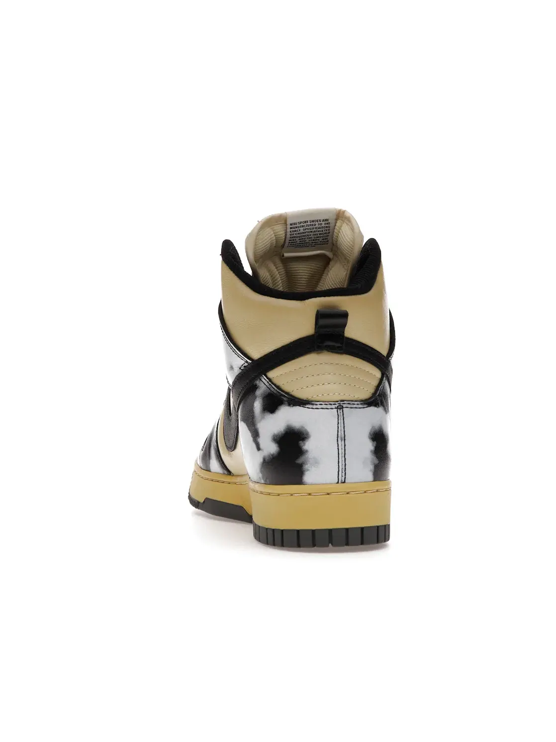 Мужские кроссовки Lifestyle с принтом Nike Dunk High 1985 — изображение 4 из 4, черный-золотистый