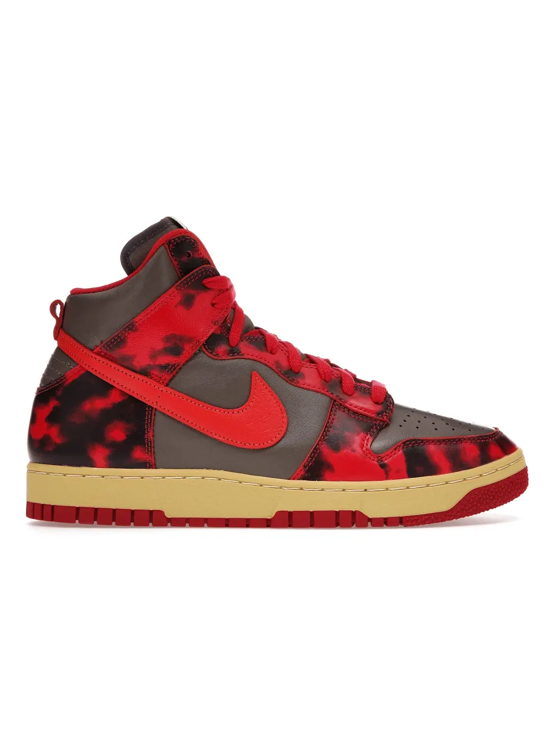 Мужские кроссовки Lifestyle с кислотной обработкой Nike Dunk High 1985 — изображение 1 из 4, красный/коричневый
