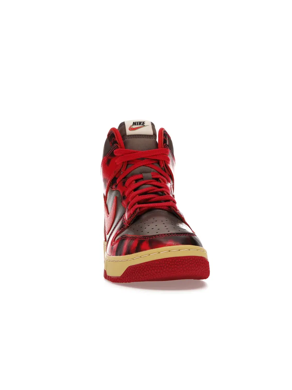 Мужские кроссовки Lifestyle с кислотной обработкой Nike Dunk High 1985 — изображение 2 из 4, красный/коричневый