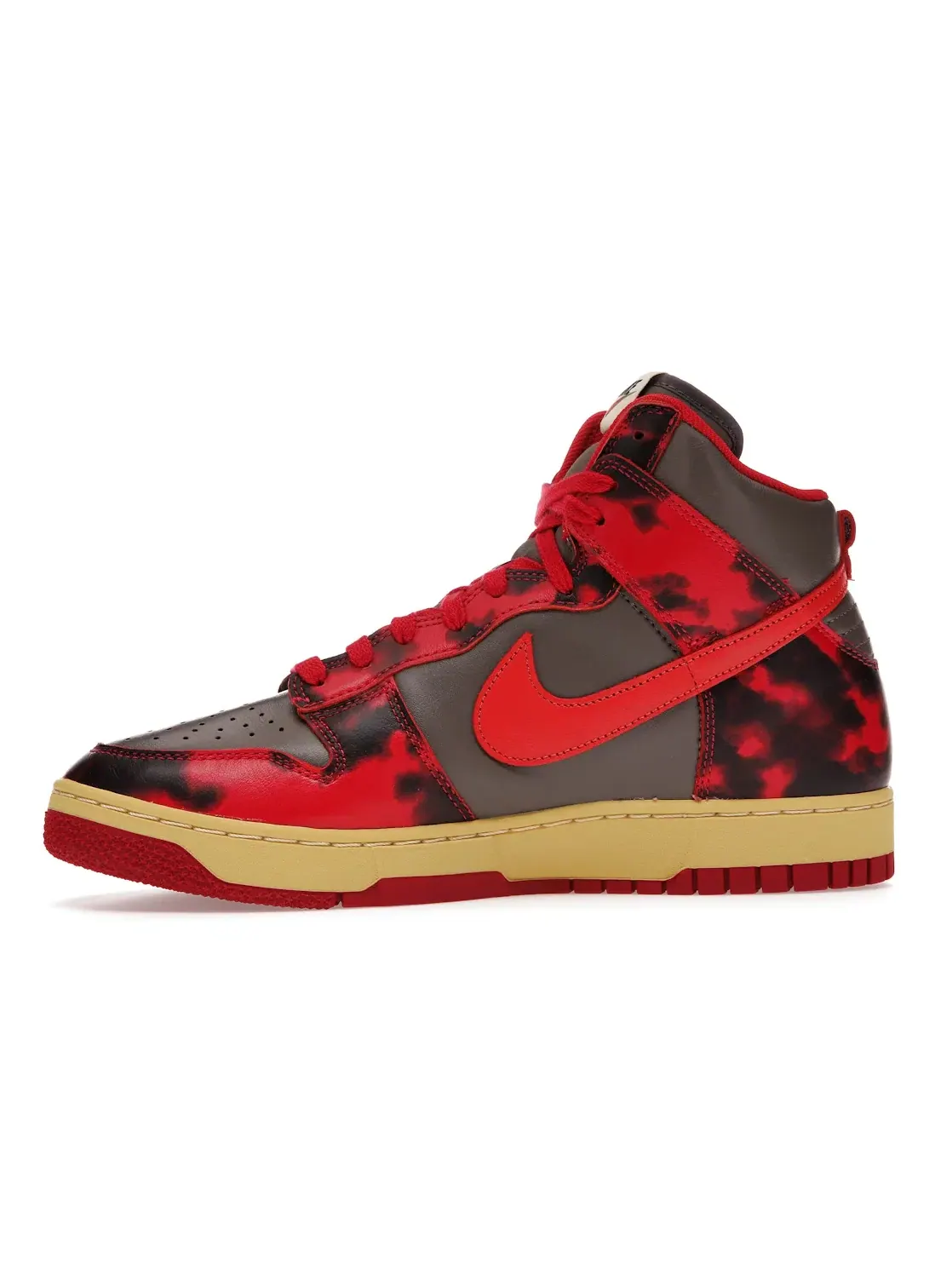 Мужские кроссовки Lifestyle с кислотной обработкой Nike Dunk High 1985 — изображение 3 из 4, красный/коричневый