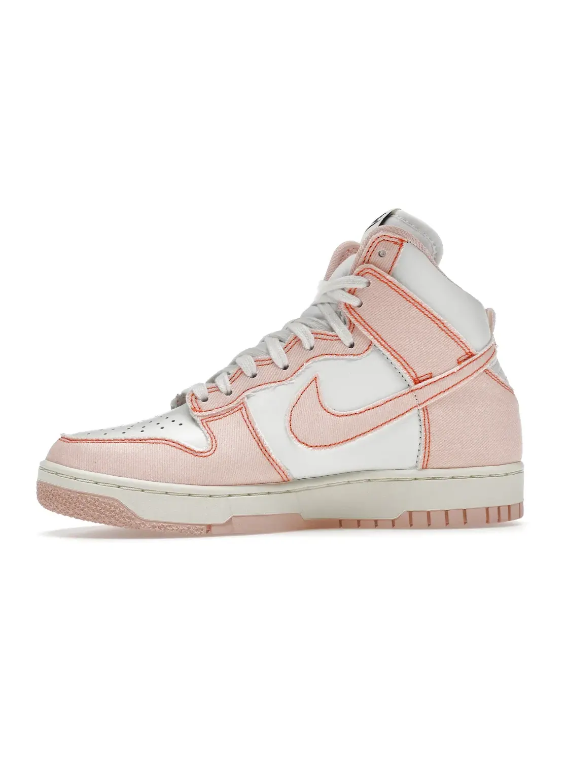 Женские кроссовки с высоким голенищем Nike Dunk High 1985 — изображение 3 из 4, белый/оранжевый