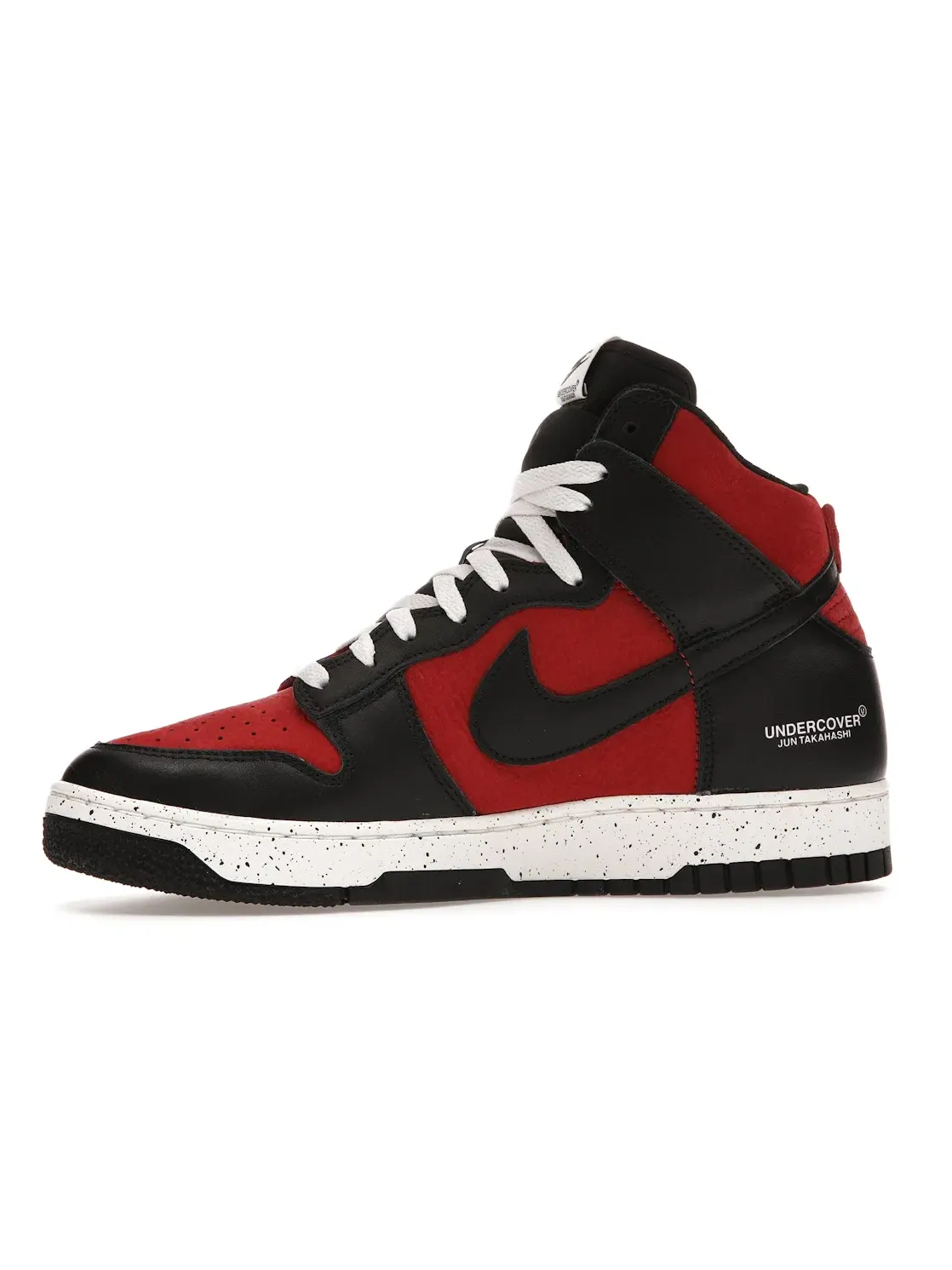 Мужские кроссовки с принтом Nike Dunk High 1985 Nike — изображение 3 из 4, красный/черный
