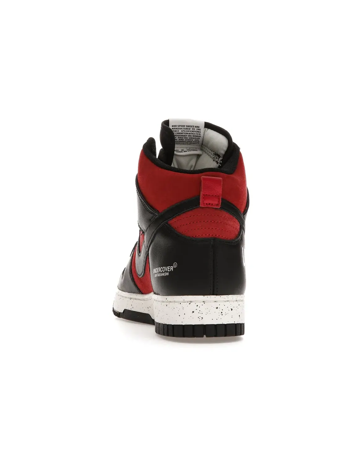 Мужские кроссовки с принтом Nike Dunk High 1985 Nike — изображение 4 из 4, красный/черный