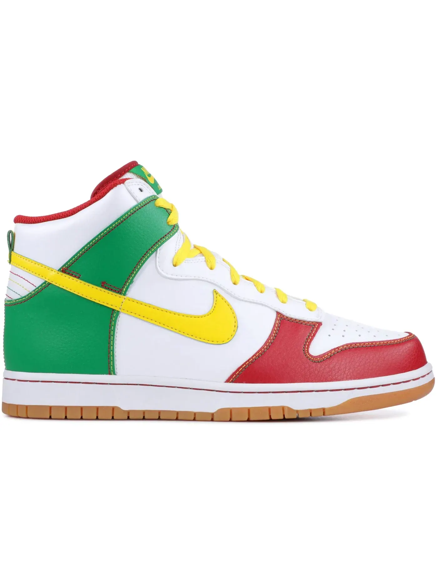 Мужские кроссовки с принтом Nike Dunk High 6.0 Rasta — изображение 1 из 1