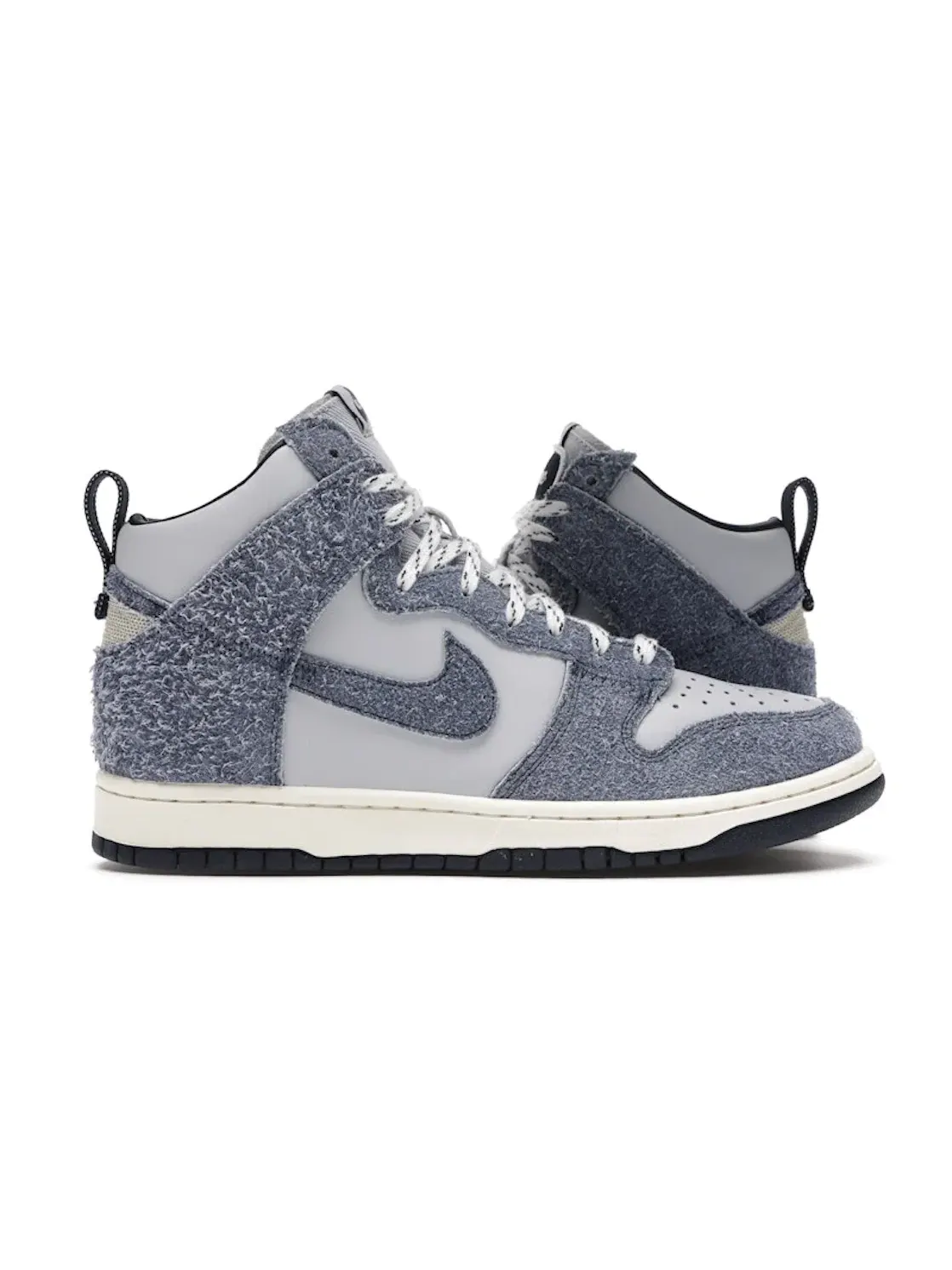 Мужские кроссовки с принтом Nike Dunk High Notre Nike — изображение 1 из 4, белый/синий-фиолетовый