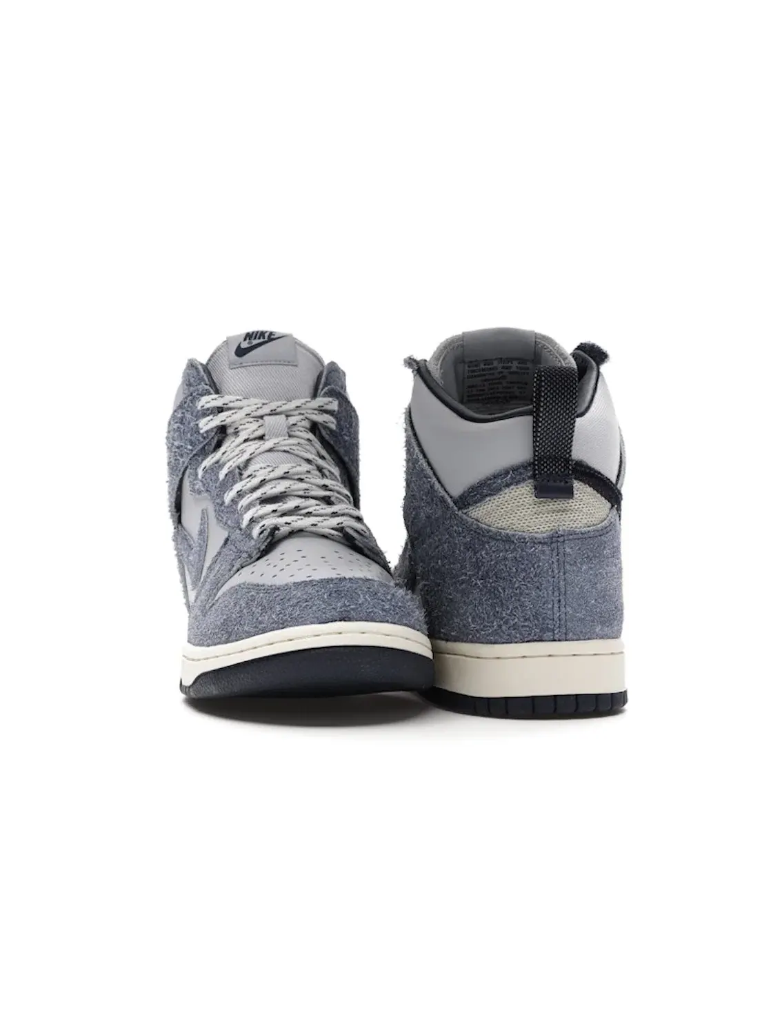 Мужские кроссовки с принтом Nike Dunk High Notre Nike — изображение 2 из 4, белый/синий-фиолетовый