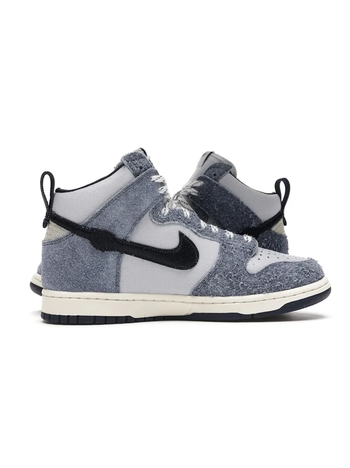 Мужские кроссовки с принтом Nike Dunk High Notre Nike — изображение 3 из 4, белый/синий-фиолетовый