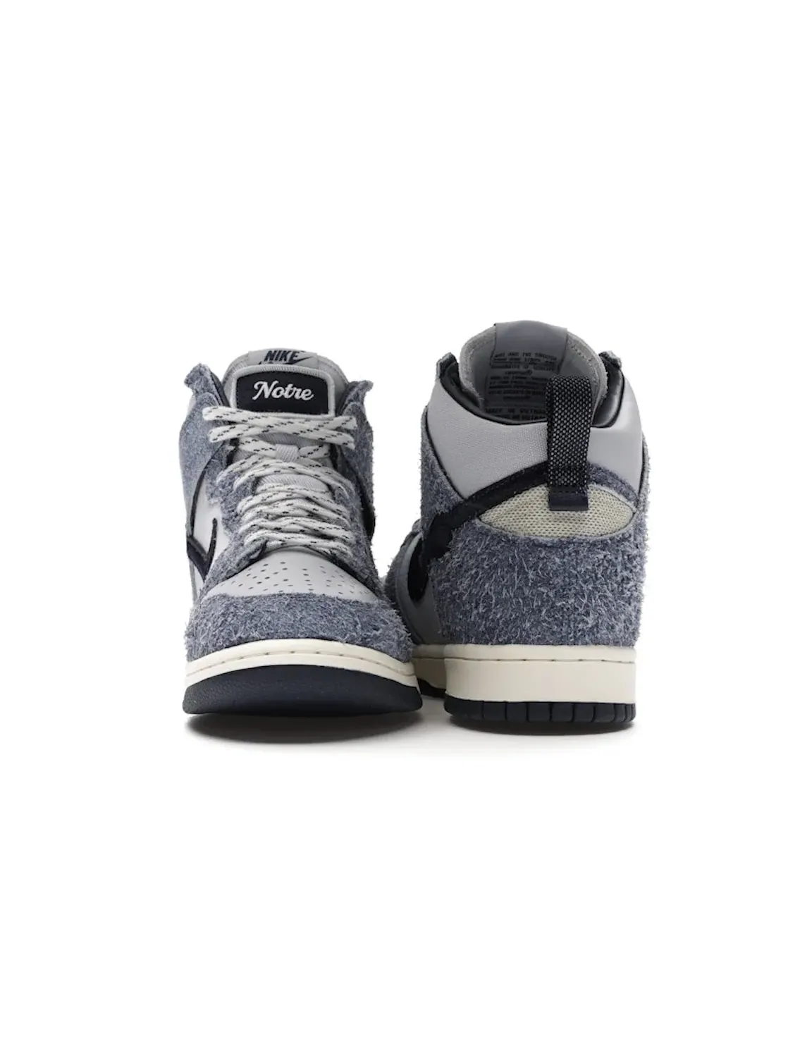 Мужские кроссовки с принтом Nike Dunk High Notre Nike — изображение 4 из 4, белый/синий-фиолетовый