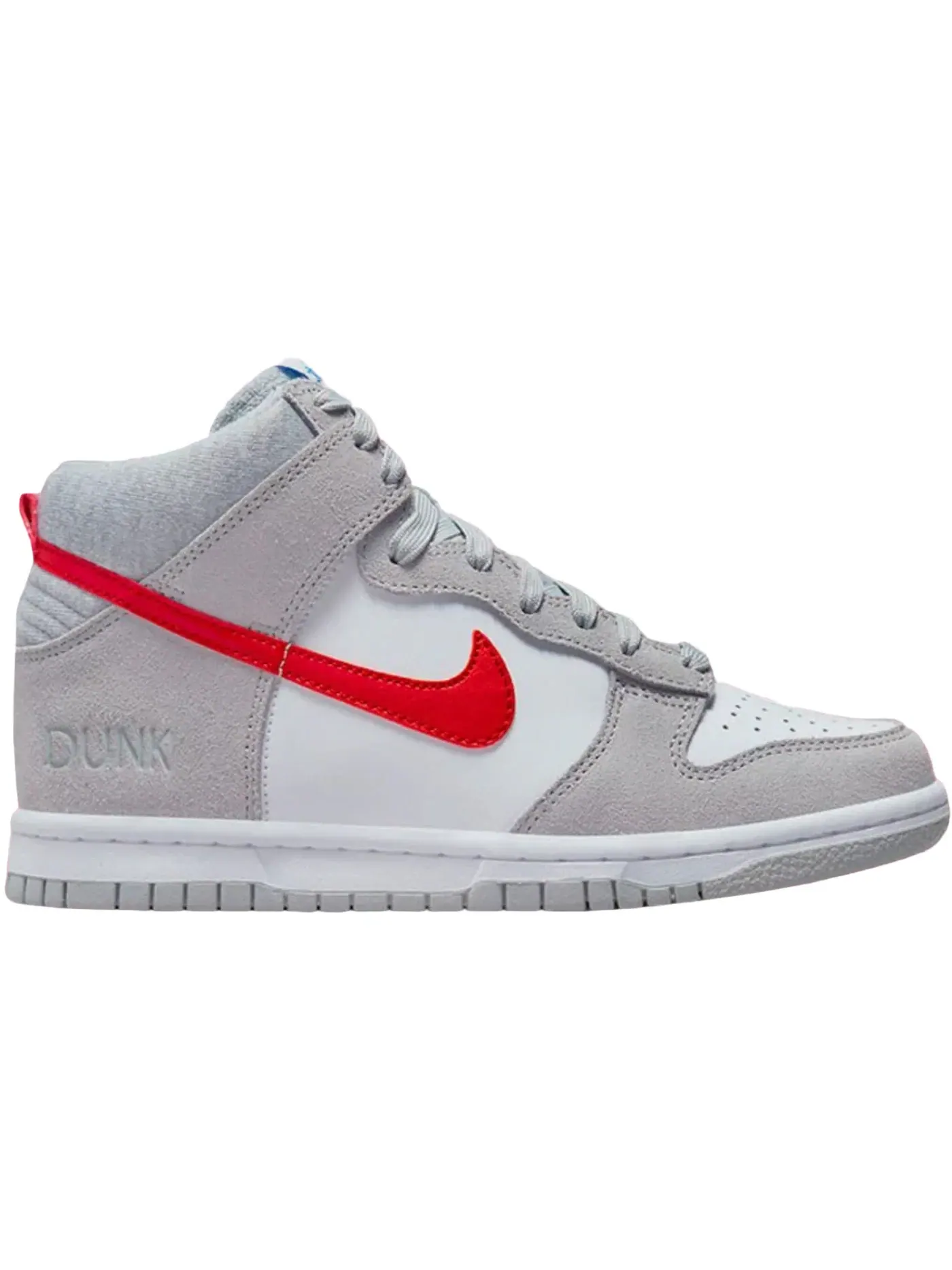 Детские кроссовки Nike Dunk High Athletic Club Grey Red (GS) — изображение 1 из 1