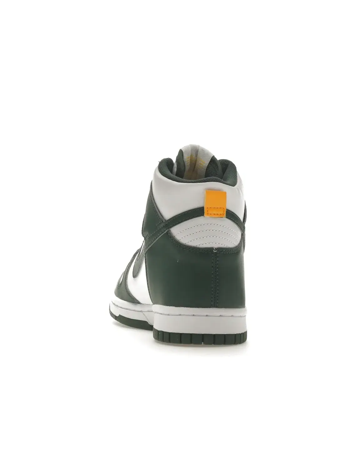 Детские кроссовки высокие с принтом Nike Dunk High Nike — изображение 4 из 4, зеленый/белый/золотистый