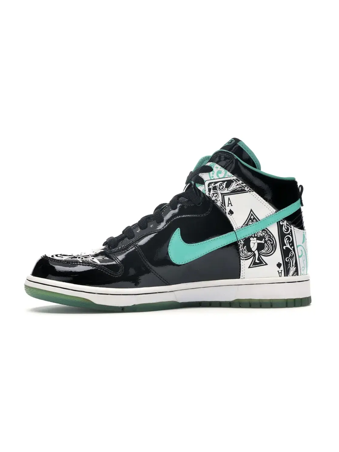 Мужские кроссовки высокие Nike Dunk High Nike — изображение 3 из 4, черный/белый