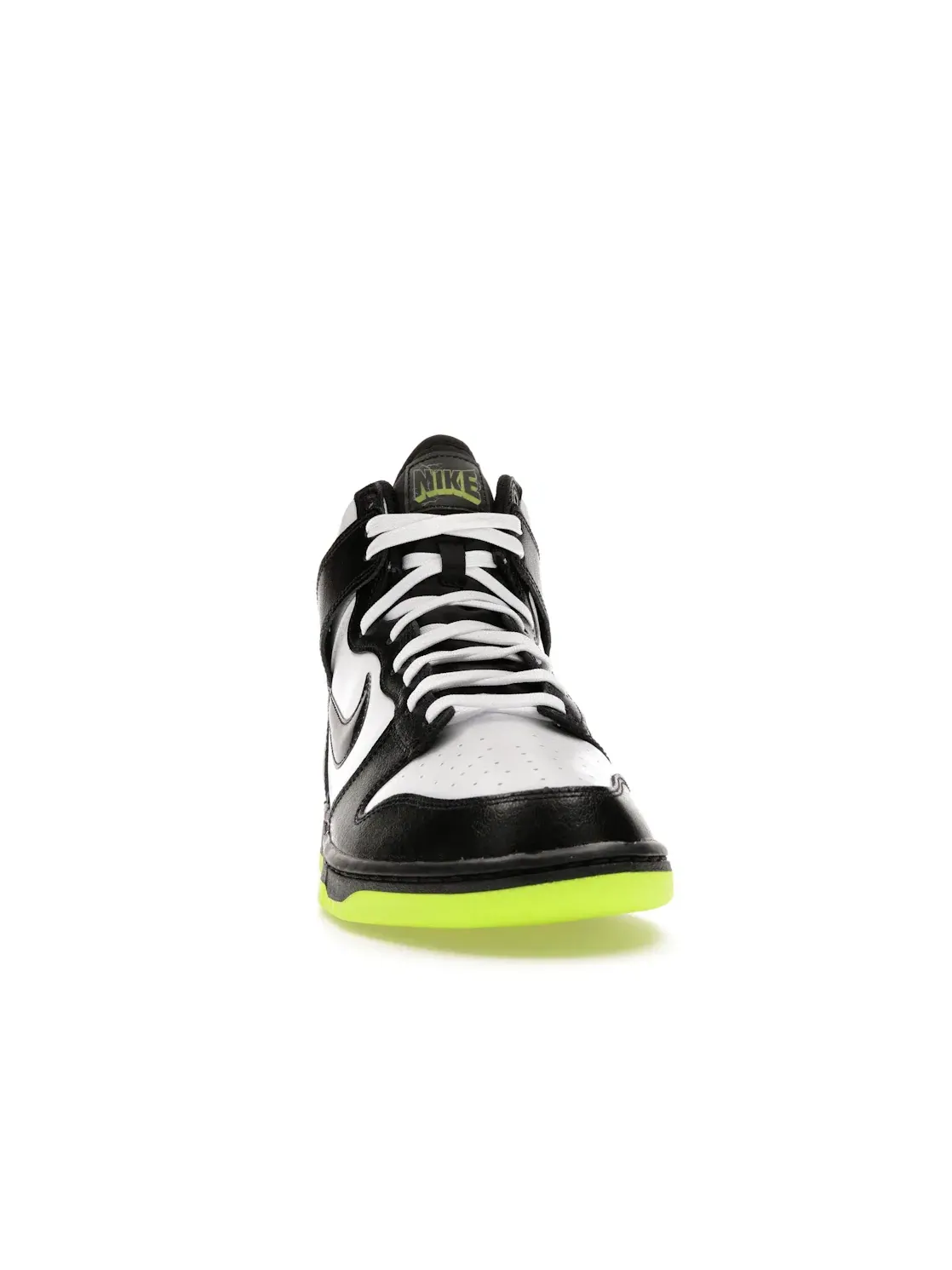 Мужские кроссовки высокие с принтом Nike Dunk High Electric Panda — изображение 2 из 4, белый/черный
