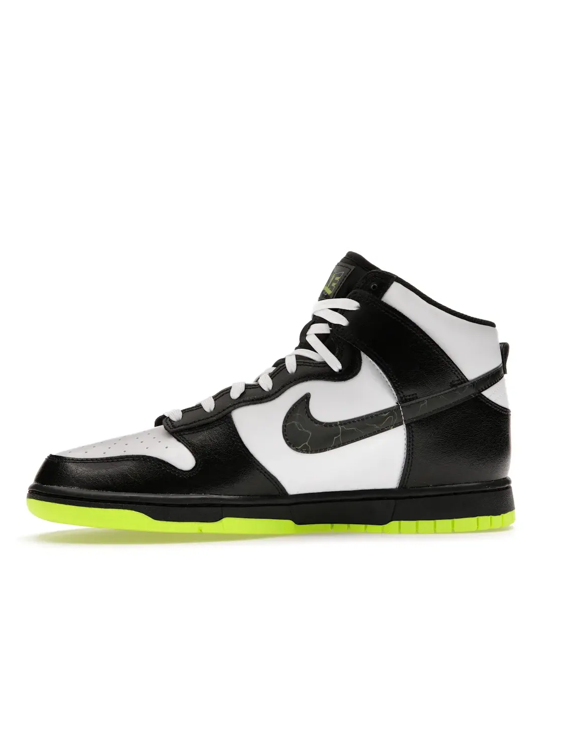 Мужские кроссовки высокие с принтом Nike Dunk High Electric Panda — изображение 3 из 4, белый/черный