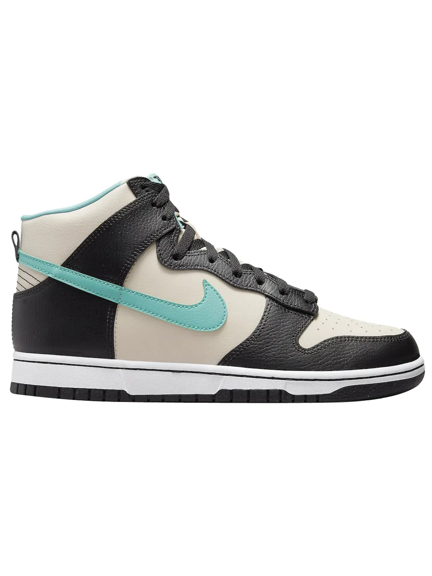 Мужские кроссовки высокие с принтом Nike Dunk High EMB Nike — изображение 1 из 1, белый/-черный-белый