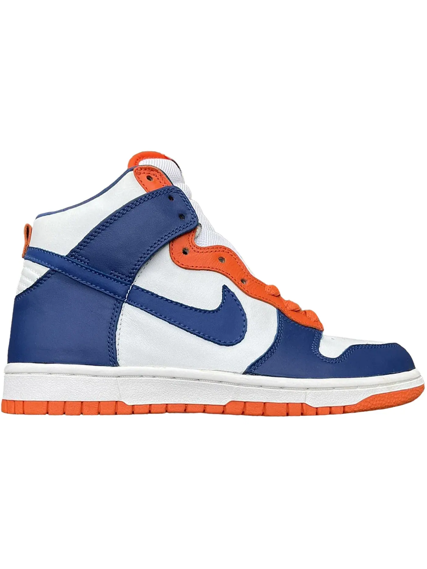 Мужские кроссовки Lifestyle Nike Dunk High — изображение 1 из 1, белый/синий-оранжевый