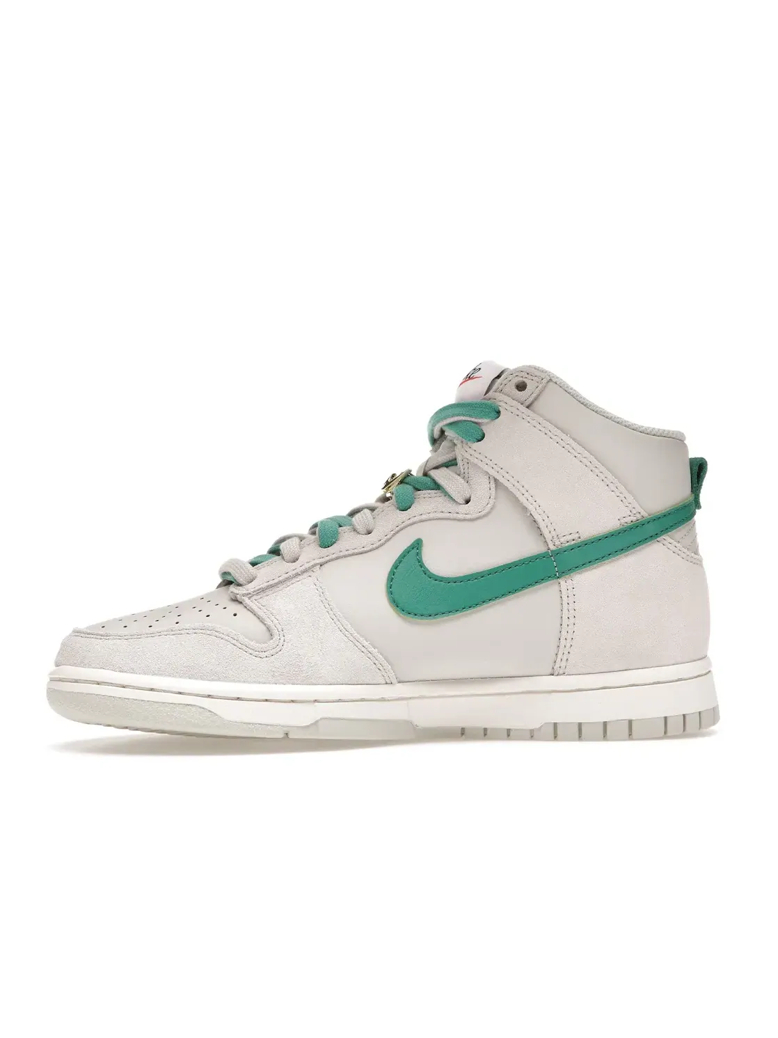 Мужские кроссовки с перфорацией Nike Dunk High — изображение 3 из 4, светлый/светлый//зеленый