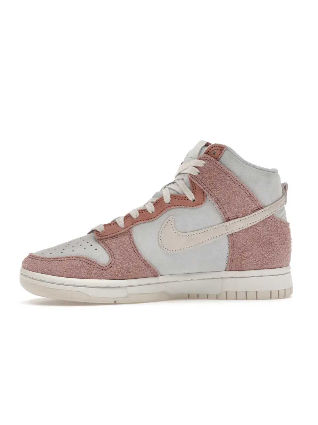 Мужские кеды Lifestyle Nike Dunk High — изображение 3 из 4, розовый-белый