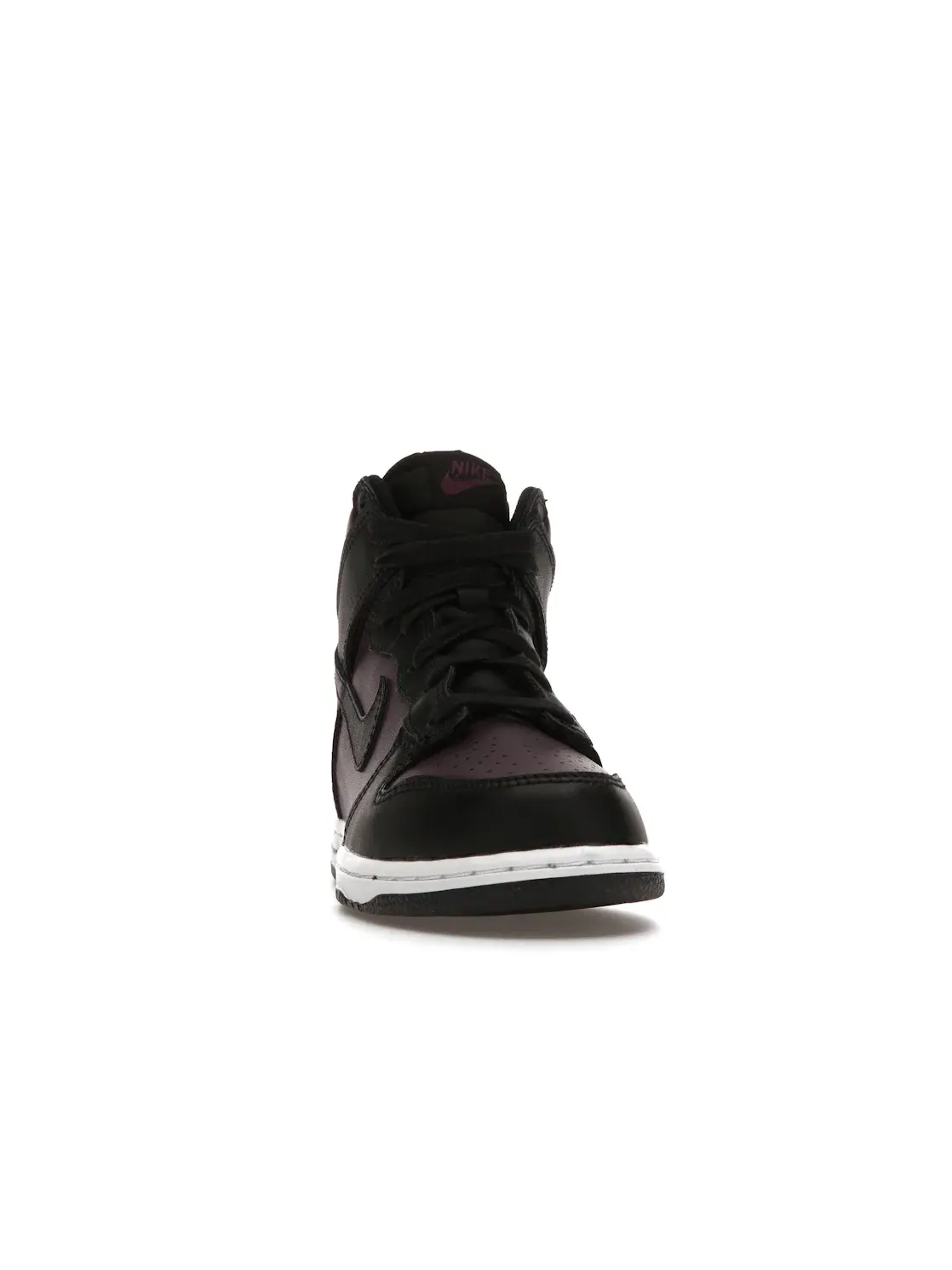 Детские кроссовки высокие с принтом Fragment Nike Dunk High Nike — изображение 2 из 4, винный/черный-белый