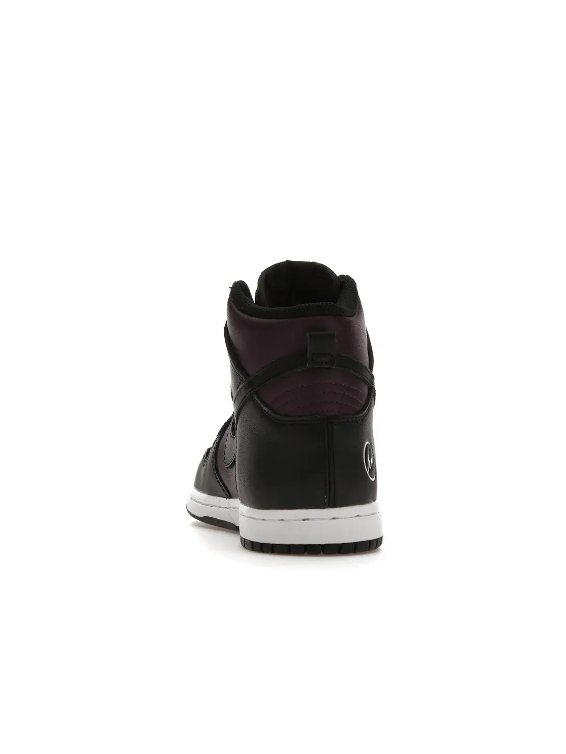 Детские кроссовки высокие с принтом Fragment Nike Dunk High Nike — изображение 4 из 4, винный/черный-белый