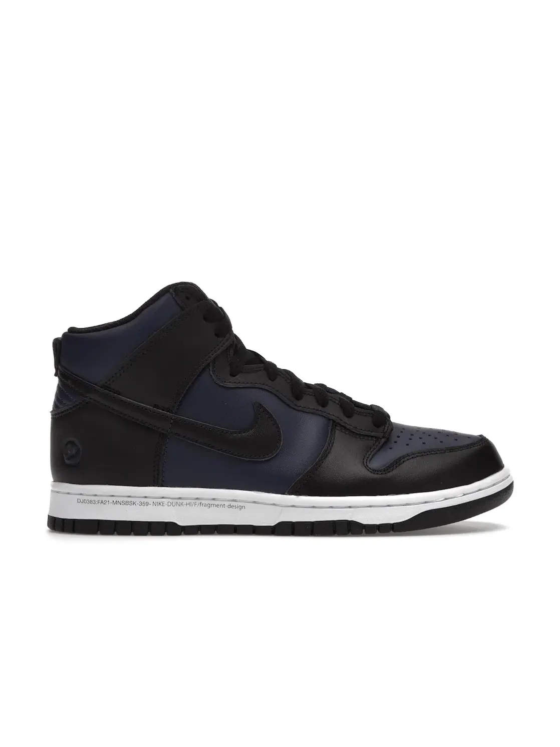 Мужские кроссовки с фрагментовым дизайном Nike Dunk High Fragment Tokyo Nike — изображение 1 из 4, черный/темно-синий/белый