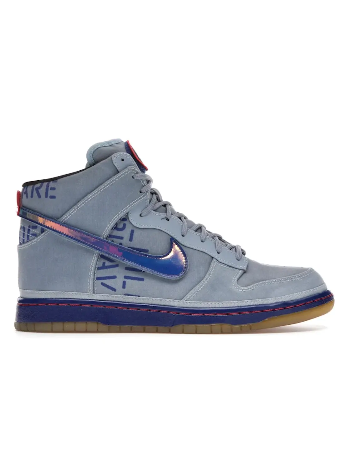 Мужские кроссовки высокие Nike Dunk High — изображение 1 из 4, синий серый глубокий