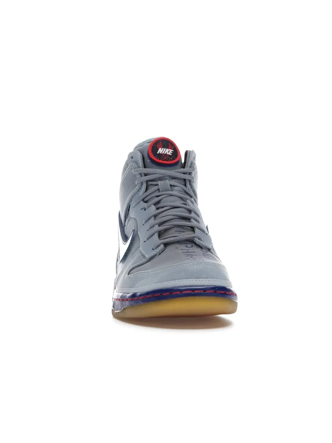 Мужские кроссовки высокие Nike Dunk High — изображение 2 из 4, синий серый глубокий