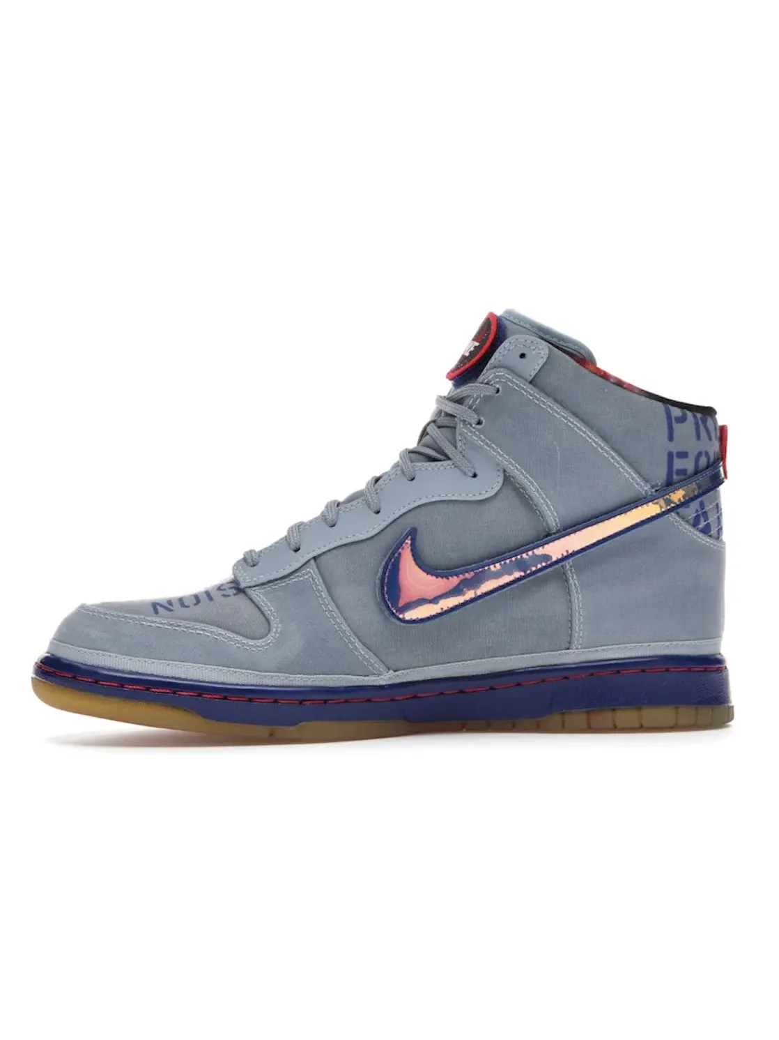 Мужские кроссовки высокие Nike Dunk High — изображение 3 из 4, синий серый глубокий