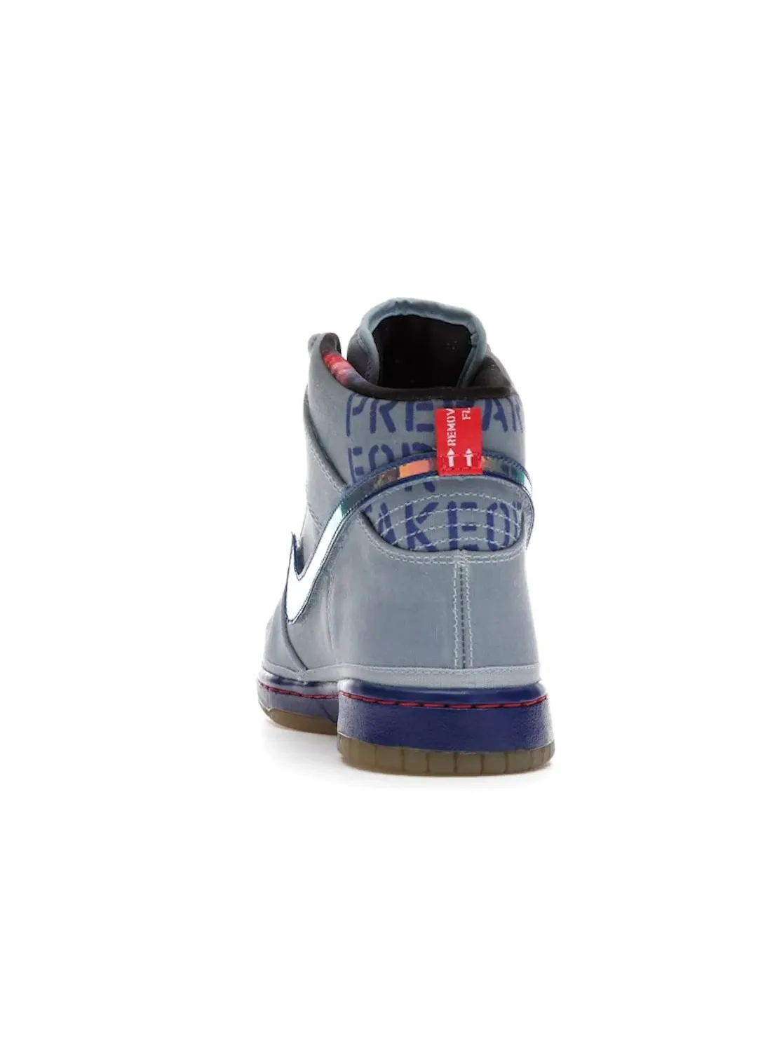 Мужские кроссовки высокие Nike Dunk High — изображение 4 из 4, синий серый глубокий