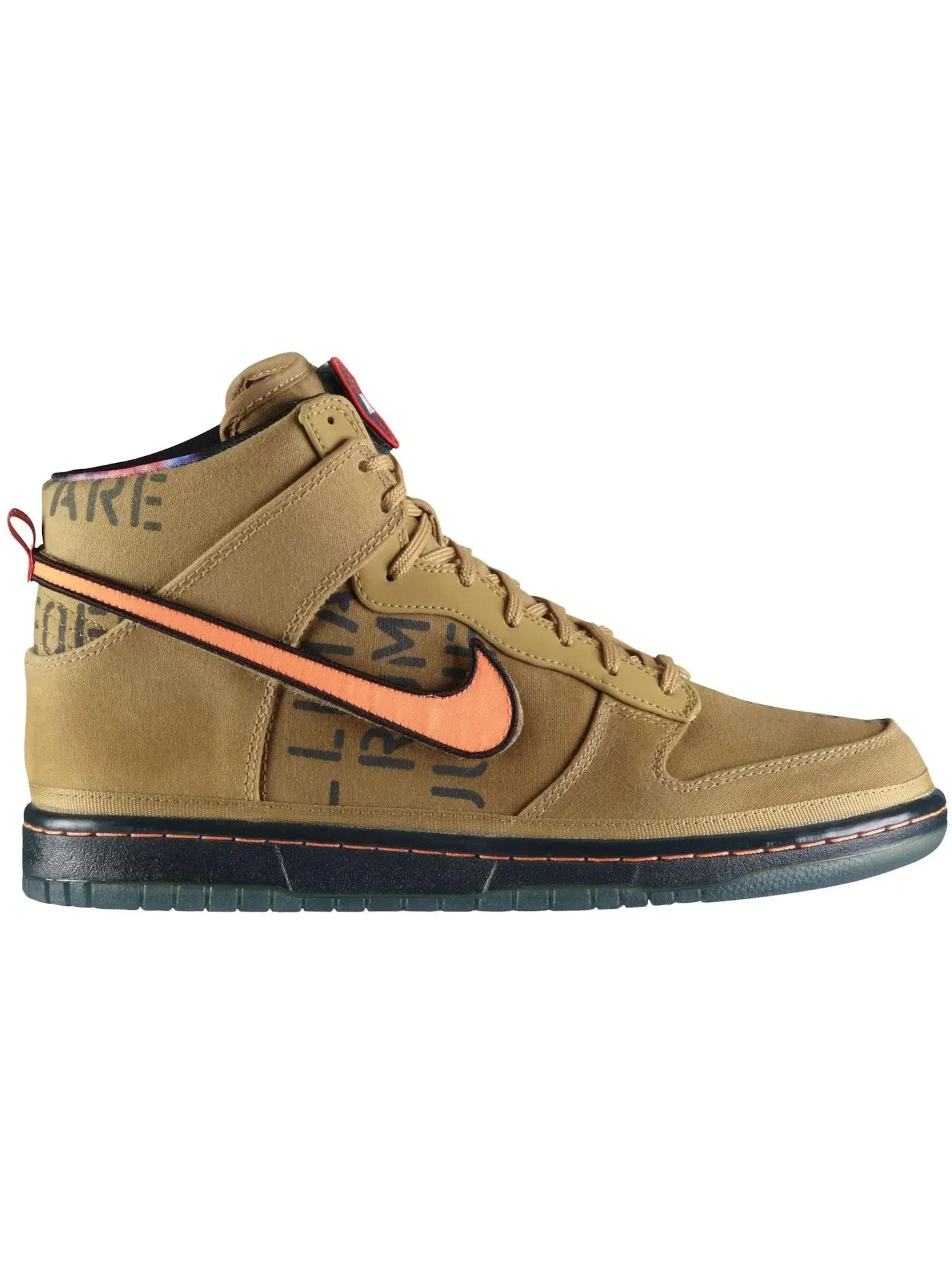 Мужские кроссовки Lifestyle Nike Nike Dunk High — изображение 1 из 1, золотистый/оранжевый