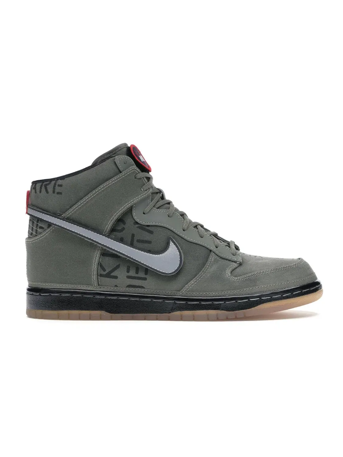 Мужские кроссовки Lifestyle Nike Dunk High — изображение 1 из 4, зеленый/черный