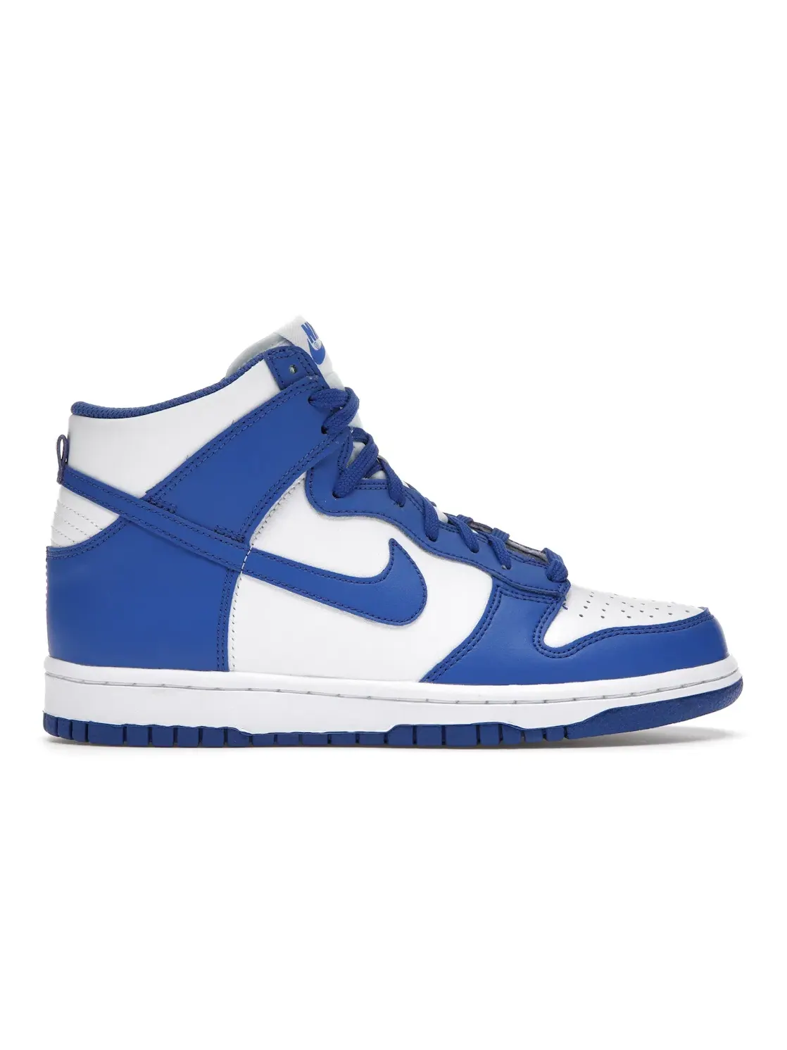 Детские кроссовки высокие с принтом Nike Dunk High Nike — изображение 1 из 4, белый/-оранжевый