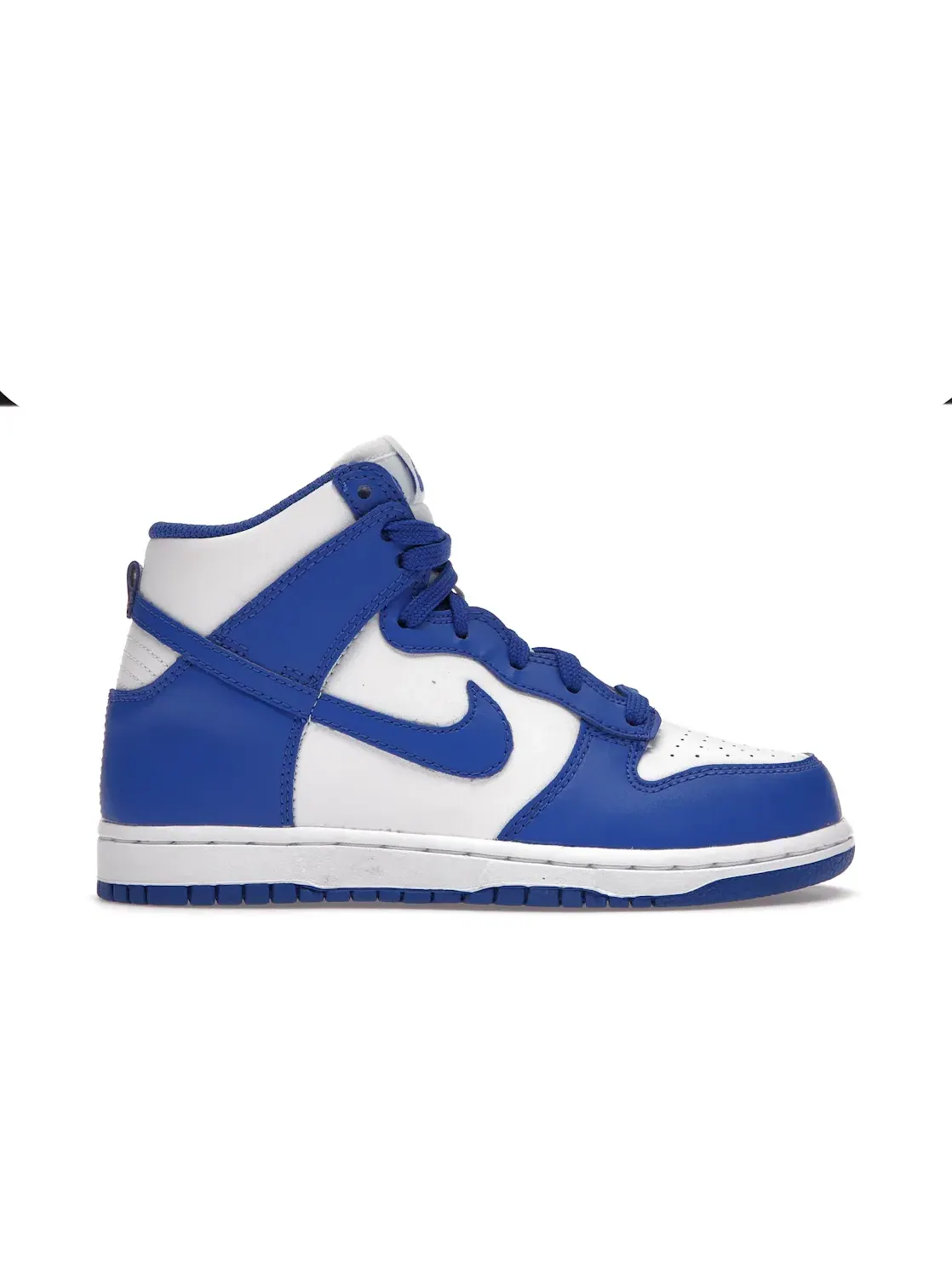 Детские кроссовки высокие с принтом Nike Dunk High Nike — изображение 1 из 4, белый/-оранжевый