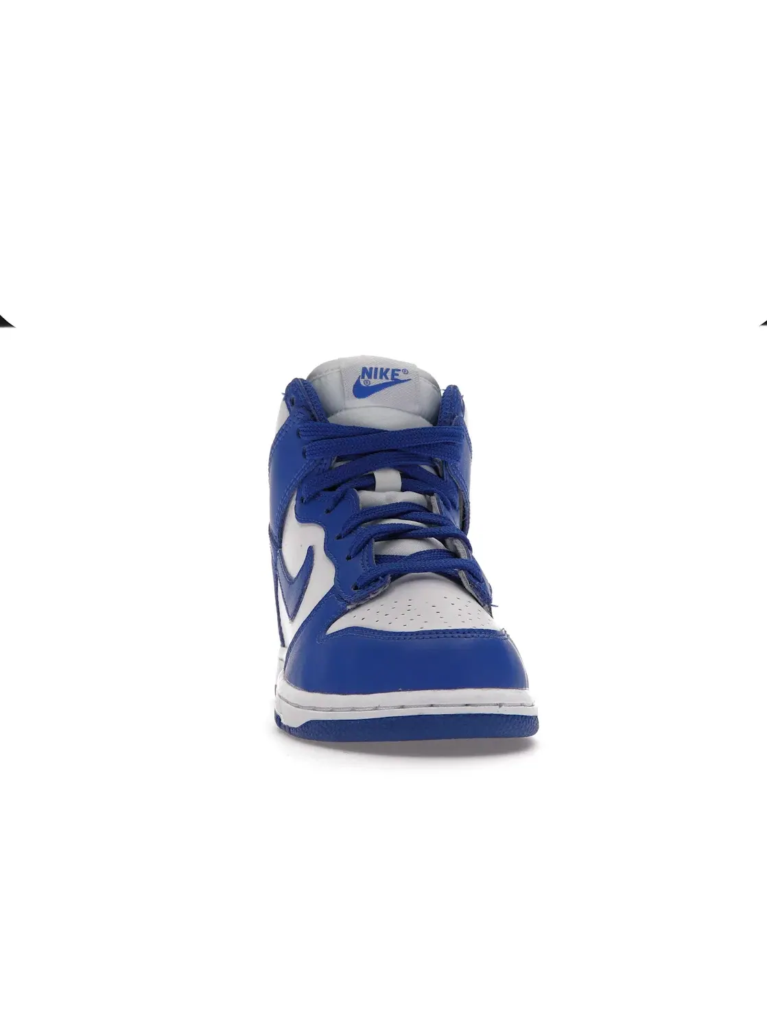 Детские кроссовки высокие с принтом Nike Dunk High Nike — изображение 2 из 4, белый/-оранжевый
