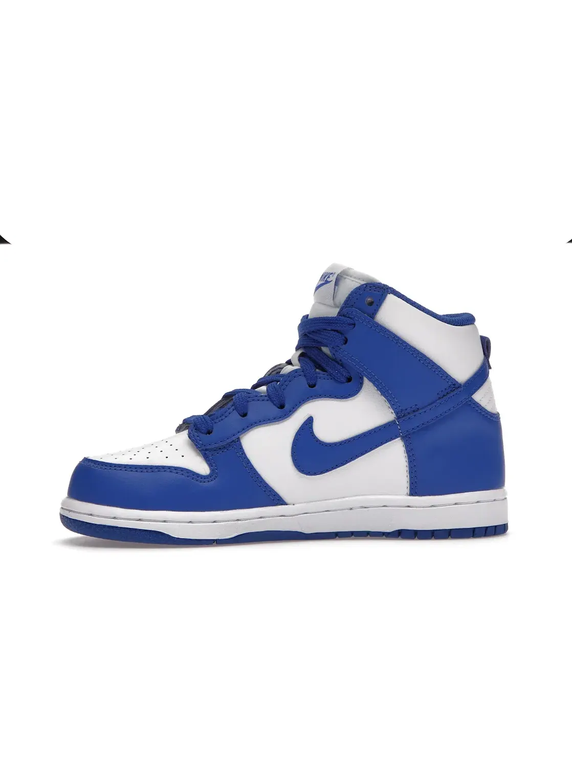 Детские кроссовки высокие с принтом Nike Dunk High Nike — изображение 3 из 4, белый/-оранжевый