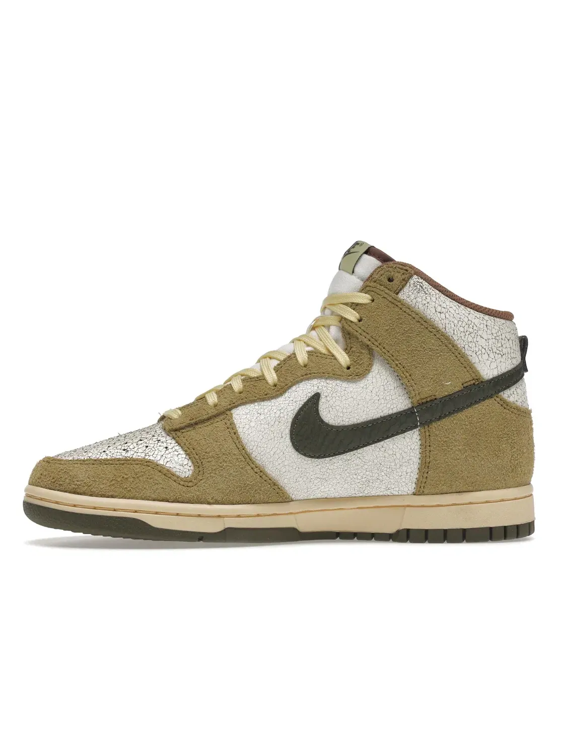 Мужские кроссовки с принтом Nike Dunk High Retro Nike — изображение 3 из 4, белый--красный