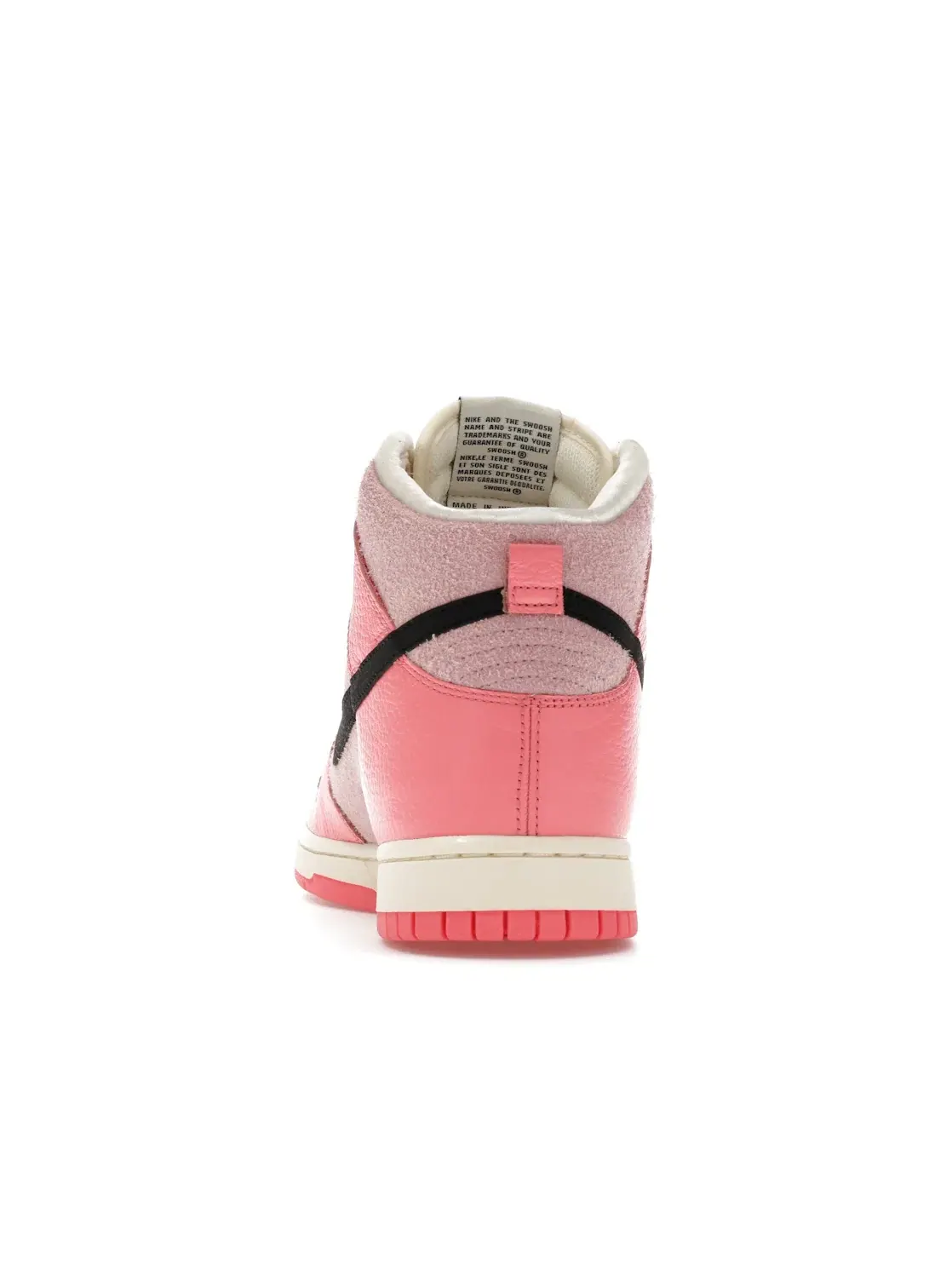 Женские кроссовки с принтом Nike Dunk High Nike — изображение 4 из 4, розовый/черный--розовый