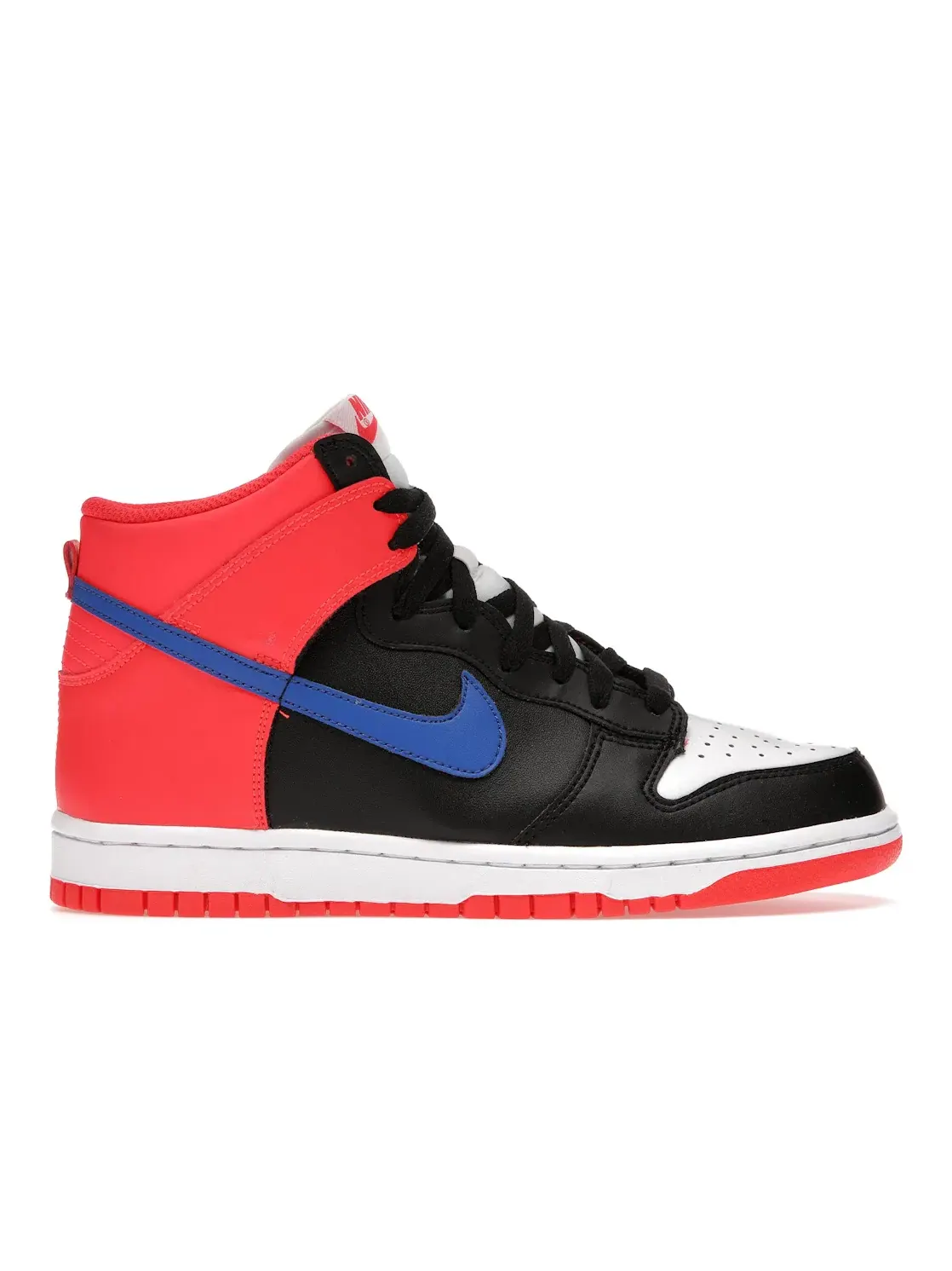 Детские кроссовки высокие с принтом Nike Dunk High Knicks Nike — изображение 1 из 4, черный/-яркий-белый